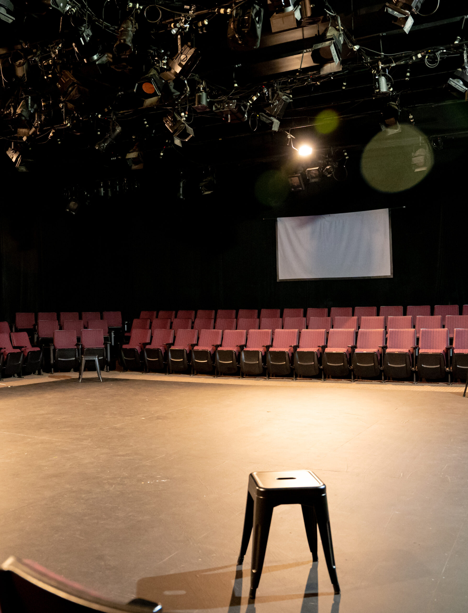 Empty Theater at  the Irish Classical Theatre Company