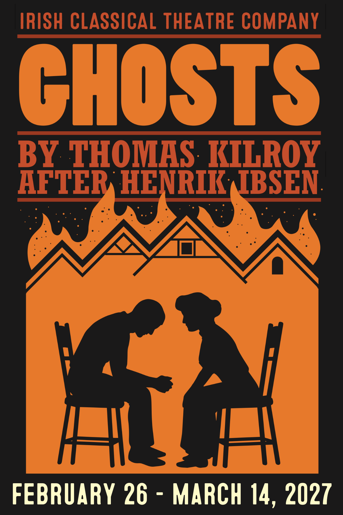 Ghosts The Mai. Marina Carr. Irish Classical Theatre Company